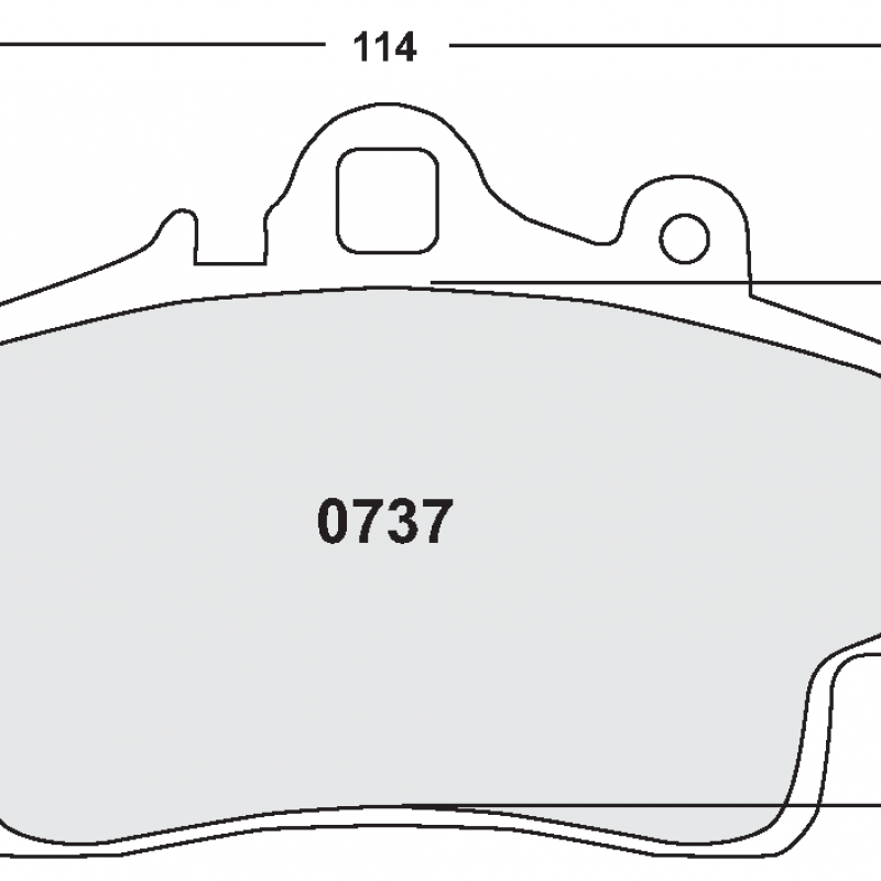 Endurance compound with less wear. Race brake pads - Porsche Boxster
+ Cayman incl S
front brake pad
